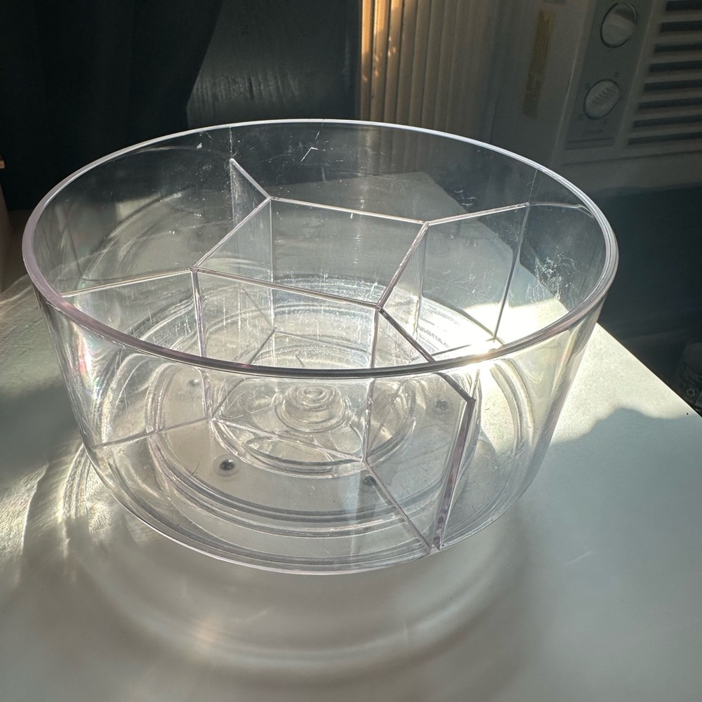 Clear Rotating Organizer